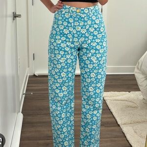 Big Bud Press Lazy Daisy Blue Work Pants